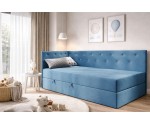 Jugendbett 80x200 cm mit Kristallen am Kopfteil und an der Seitenblende, PRINCESS 3M