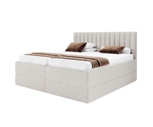 Seniorenbett 180x200 cm mit verstellbarem Lattenrost, Doppelbett verstellbar per Fernbedienung, PEDRO SE