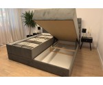 Seniorenbett 180x200 cm mit verstellbarem Lattenrost, Doppelbett verstellbar per Fernbedienung, PEDRO SE