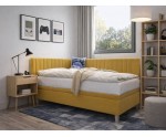 Polsterbett 90x200 cm mit Stauraum, Kinder- & Jugendbett mit Sofafunktion, ohne Matratze, AMELIA 1R