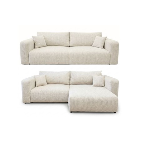 Universelles Sofa mit Eckfunktion 2-in-1 (Sofa / Ecksofa), Schlaffunktion & Bettkasten, frei stellbar, MAGNUM DUO 1