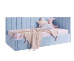 Kinderbett 90x200 mit zusätzlichem Schlafplatz und geräumiger Schublade, funktionales Ausziehbett ALVIN 01 MN