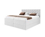 Boxspringbett 180x200 cm mit 2 verstellbaren Lattenrosten per Fernbedienung, 2 separate Bettkästen, Komfortbett PEKIN SE
