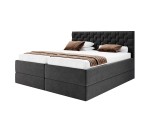 Boxspringbett 180x200 cm mit 2 verstellbaren Lattenrosten per Fernbedienung, 2 separate Bettkästen, Komfortbett PEKIN SE