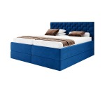 Boxspringbett 180x200 cm mit 2 verstellbaren Lattenrosten per Fernbedienung, 2 separate Bettkästen, Komfortbett PEKIN SE