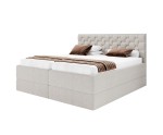 Komfortbett 200x200 cm mit 2 unabhängigen Lattenrosten, verstellbar per Fernbedienung, Boxspringbett PEKIN SE