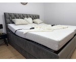 Komfortbett 200x200 cm mit 2 unabhängigen Lattenrosten, verstellbar per Fernbedienung, Boxspringbett PEKIN SE