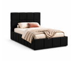 Jugendbett 100x200 cm mit Bettkasten, Lattenrost mit Metallrahmen, Polsterbett IMPERIA S16