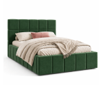 Komfortables Einzelbett 120x200 cm mit Stauraum und Lattenrost, Polsterbett mit Design, IMPERIA S16 Komfortables Einzelbett 120x200 cm mit Stauraum und Lattenrost, Polsterbett mit Design, IMPERIA S16