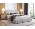 Modernes Polsterbett 140x200 cm mit Bettkasten, Lattenrost mit Metallrahmen, Doppelbett IMPERIA S16