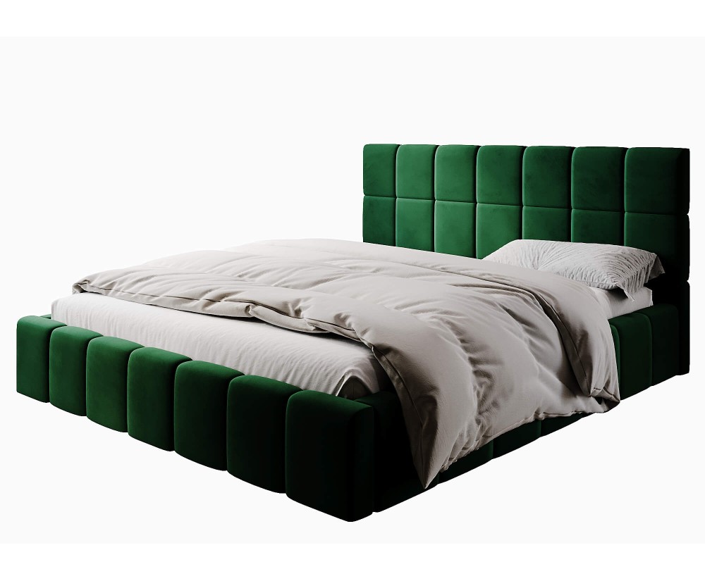 Bequemes Doppelbett 160x200 cm mit Stauraum, Lattenrost mit Metallrahmen, Farbvarianten, IMPERIA S16 Bequemes Doppelbett 160x200 cm mit Stauraum, Lattenrost mit Metallrahmen, Farbvarianten, IMPERIA S16