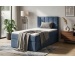 Einzelbett 80x200 cm mit Bettkasten und BONELL-Matratze, Jugendbett BEST 1M