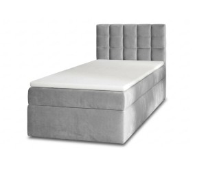 Einzelbett 80x200 cm mit Bettkasten und BONELL-Matratze, Jugendbett BEST 1M