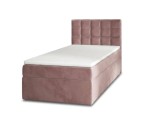 Einzelbett 90x200 cm mit Stauraum und Matratze, Polsterbett BEST 1M Einzelbett 90x200 cm mit Stauraum und Matratze, Polsterbett BEST 1M
