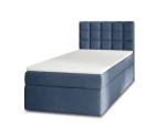 Singlebett 120x200 cm mit Bettkasten und Matratze in Bettfarbe, Polsterbett BEST 1M