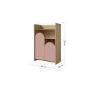 Moderne Kommode mit abgerundeten Fronten, Sideboard NIRA 08