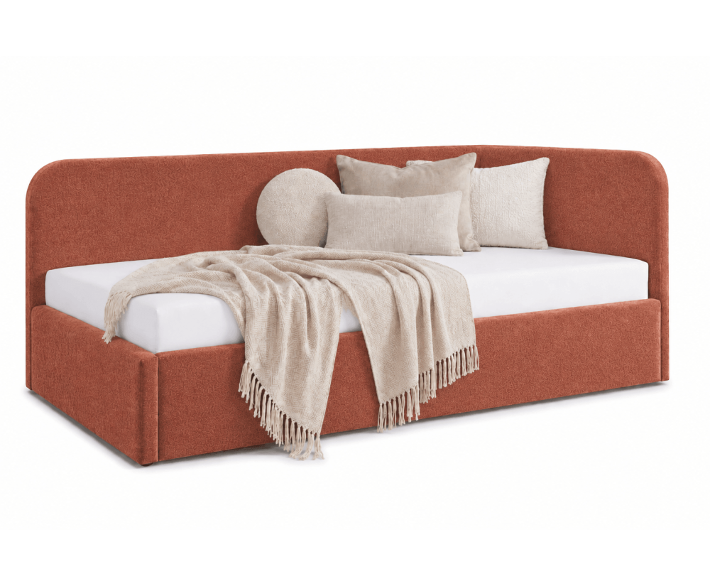 Kinderbett 100x200 mit 2 Liegeflächen und geräumigem Stauraum, funktionales Ausziehbett 2in1 in Bouclé ALVIN 04 MN Kinderbett 100x200 mit 2 Liegeflächen und geräumigem Stauraum, funktionales Ausziehbett 2in1 in Bouclé ALVIN 04 MN