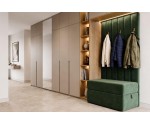 Sitzpouf 90x60 mit Stauraum und maßgefertigte Polsterpaneele, INTARO P1/BETA Sitzpouf 90x60 mit Stauraum und maßgefertigte Polsterpaneele, INTARO P1/BETA