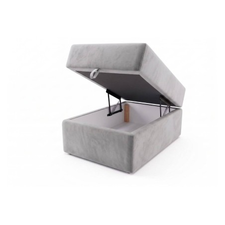 Sitzpouf 120x60 mit Stauraum und maßgefertigtem Wandpolster für den Flur, INTARO P1/BETA