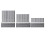 Sitzpouf 120x60 mit Stauraum und maßgefertigtem Wandpolster für den Flur, INTARO P1/BETA