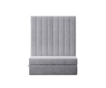 Sitzpouf 120x60 mit Stauraum und maßgefertigtem Wandpolster für den Flur, INTARO P1/BETA