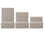 Moderner Sitzpouf 100x60 mit Stauraum und gepolsterte Wandpaneele nach Maß INTARO P1/BETA