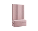 Moderner Sitzpouf 100x60 mit Stauraum und gepolsterte Wandpaneele nach Maß INTARO P1/BETA