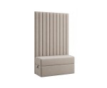 Moderner Sitzpouf 100x60 mit Stauraum und gepolsterte Wandpaneele nach Maß INTARO P1/BETA
