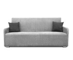 Schlafsofa 3-Sitzer mit praktischem Stauraum in Grau, Couch mit Schlaffunktion, KAYA Schlafsofa 3-Sitzer mit praktischem Stauraum in Grau, Couch mit Schlaffunktion, KAYA