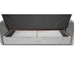 Schlafsofa 3-Sitzer mit praktischem Stauraum in Grau, Couch mit Schlaffunktion, KAYA Schlafsofa 3-Sitzer mit praktischem Stauraum in Grau, Couch mit Schlaffunktion, KAYA