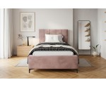 Polsterbett 80x200 cm, Jugendbett mit Kopfteil, Bettkasten und Lattenrost mit Metallrahmen, IMPERIA S14 Polsterbett 80x200 cm, Jugendbett mit Kopfteil, Bettkasten und Lattenrost mit Metallrahmen, IMPERIA S14