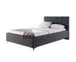 Elegantes Doppelbett 140x200 cm mit Kopfteil und Stauraum, Lattenrost mit Metallrahmen, Polsterbett IMPERIA S14 Elegantes Doppelbett 140x200 cm mit Kopfteil und Stauraum, Lattenrost mit Metallrahmen, Polsterbett IMPERIA S14