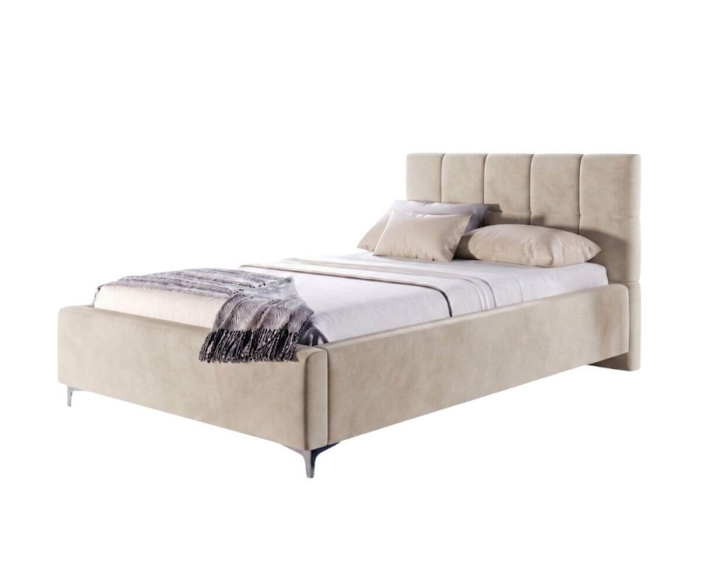 Modernes Schlafzimmerbett 160x200 cm mit Bettkasten und gepolstertem Kopfteil, Doppelbett IMPERIA S14 Modernes Schlafzimmerbett 160x200 cm mit Bettkasten und gepolstertem Kopfteil, Doppelbett IMPERIA S14