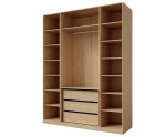 Großer Drehtürenschrank viertürig 180 cm breit, Schrank vielseitig einsetzbar in Eiche Spring / Macadamia, ALTIS 180 Großer Drehtürenschrank viertürig 180 cm breit, Schrank vielseitig einsetzbar in Eiche Spring / Macadamia, ALTIS 180