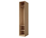 Hochschrank eintürig 45 cm breit LINKS, Mehrzweckschrank in Eiche Spring / Macadamia, ALTIS 45L