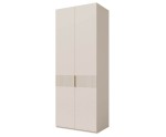 Kompakter Kleiderschrank zweitürig 90 cm breit, Schrank für Schlafzimmer oder Flur, Macadamia, ALTIS 90 Kompakter Kleiderschrank zweitürig 90 cm breit, Schrank für Schlafzimmer oder Flur, Macadamia, ALTIS 90