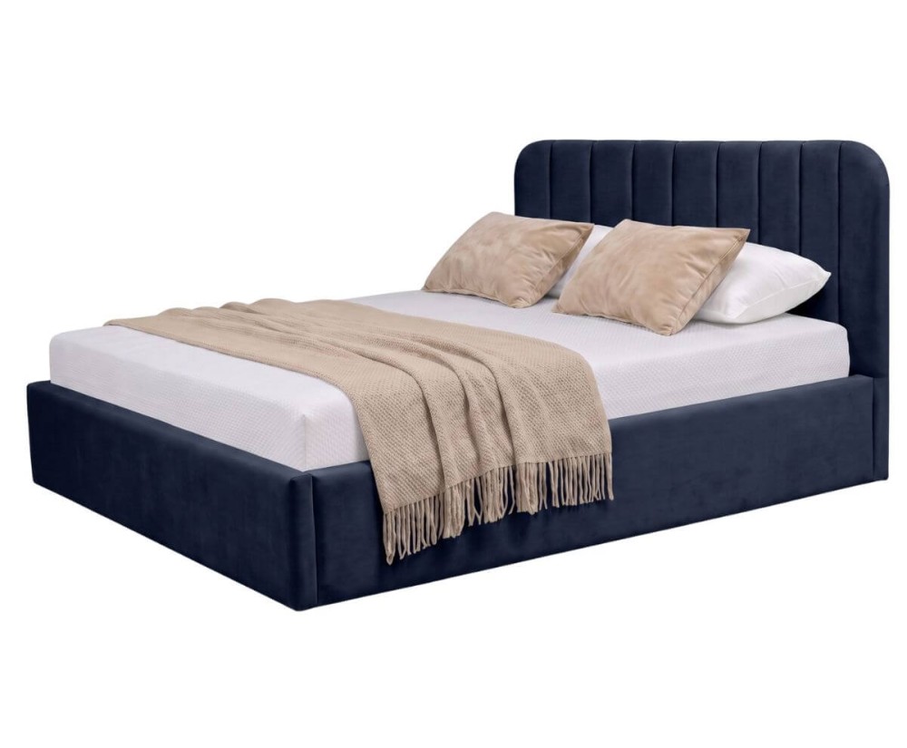 Modernes Ehebett 180x200 cm mit weichem Kopfteil, Bettkasten und Lattenrost, ZALIA S01 Modernes Ehebett 180x200 cm mit weichem Kopfteil, Bettkasten und Lattenrost, ZALIA S01