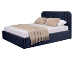 Modernes Ehebett 180x200 cm mit weichem Kopfteil, Bettkasten und Lattenrost, ZALIA S01 Modernes Ehebett 180x200 cm mit weichem Kopfteil, Bettkasten und Lattenrost, ZALIA S01
