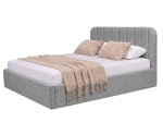 Komfortbett 200x200 cm mit elegantem Kopfteil, Bettkasten und stabilem Lattenrost, Polsterbett ZALIA S01 Komfortbett 200x200 cm mit elegantem Kopfteil, Bettkasten und stabilem Lattenrost, Polsterbett ZALIA S01