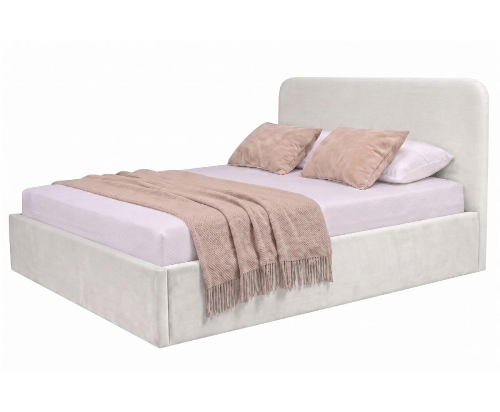 Modernes Ehebett 180x200 cm mit weichem glattem Kopfteil, Bettkasten und Lattenrost, ZALIA S02 Modernes Ehebett 180x200 cm mit weichem glattem Kopfteil, Bettkasten und Lattenrost, ZALIA S02