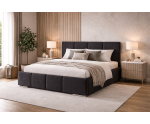 Doppelbett 200x200 cm für Schlafzimmer, Ehebett mit Bettkasten, Lattenrost mit Metallrahmen, IMPERIA S03 Doppelbett 200x200 cm für Schlafzimmer, Ehebett mit Bettkasten, Lattenrost mit Metallrahmen, IMPERIA S03