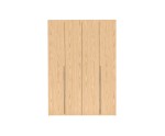 Kleiderschrank 170 cm breit mit Falttüren in Bookmatch, Schrank BELIO Kleiderschrank 170 cm breit mit Falttüren in Bookmatch, Schrank BELIO