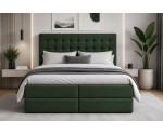 Kontinentalbett 160x200 cm für Hotelzimmer, Ehebett mit Bettkasten, Bett für Dachschräge, MAGNUS 6A