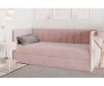 Polsterbett, Jugendbett, Einzelbett mit Bettkasten, MATRATZE zur Auswahl, MILENA 2M Polsterbett, Jugendbett, Einzelbett mit Bettkasten, MATRATZE zur Auswahl, MILENA 2M