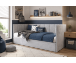 Kinderschlafsofa 100x200 cm mit Bettkasten, Kinderbett MILENA 1R