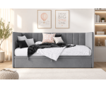 Kinderschlafsofa 100x200 cm mit Bettkasten, Kinderbett MILENA 1R
