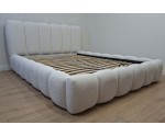 Modernes Polsterbett 140x200 cm mit tiefen Nähten und Bettkasten, Lattenrost mit Metallrahmen, Bubble Bett SOFTY Modernes Polsterbett 140x200 cm mit tiefen Nähten und Bettkasten, Lattenrost mit Metallrahmen, Bubble Bett SOFTY