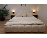 Bubble Bett 160x200 cm mit Stauraum und hohem Kopfteil, Lattenrost mit Metallrahmen, Polsterbett SOFTY Bubble Bett 160x200 cm mit Stauraum und hohem Kopfteil, Lattenrost mit Metallrahmen, Polsterbett SOFTY