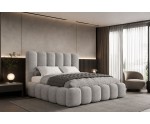 Bubble Bett 160x200 cm mit Stauraum und hohem Kopfteil, Lattenrost mit Metallrahmen, Polsterbett SOFTY Bubble Bett 160x200 cm mit Stauraum und hohem Kopfteil, Lattenrost mit Metallrahmen, Polsterbett SOFTY