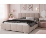 Komfortbett 200x200 cm mit großem Bettkasten, Lattenrost mit Metallrahmen, Schlafzimmerbett IMPERIA S01